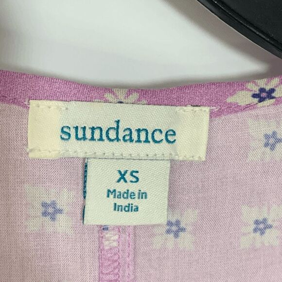 Sundance V Neck Boho Modal Blouse Size XS - Picture 5 of 8